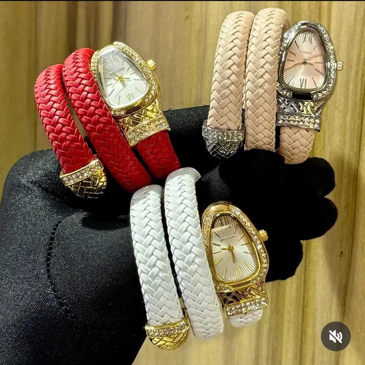 Bvlgari Female Lether Watch