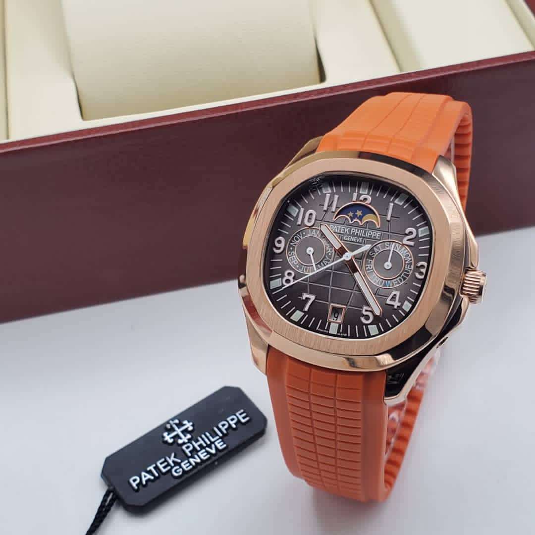 Patek Philippe Automatic Silicone Strap Men’s Watch