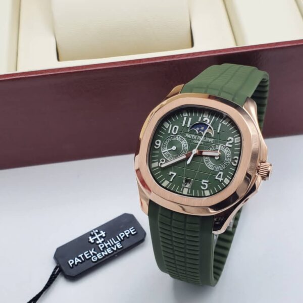 Patek Philippe Automatic Silicone Strap Men’s Watch