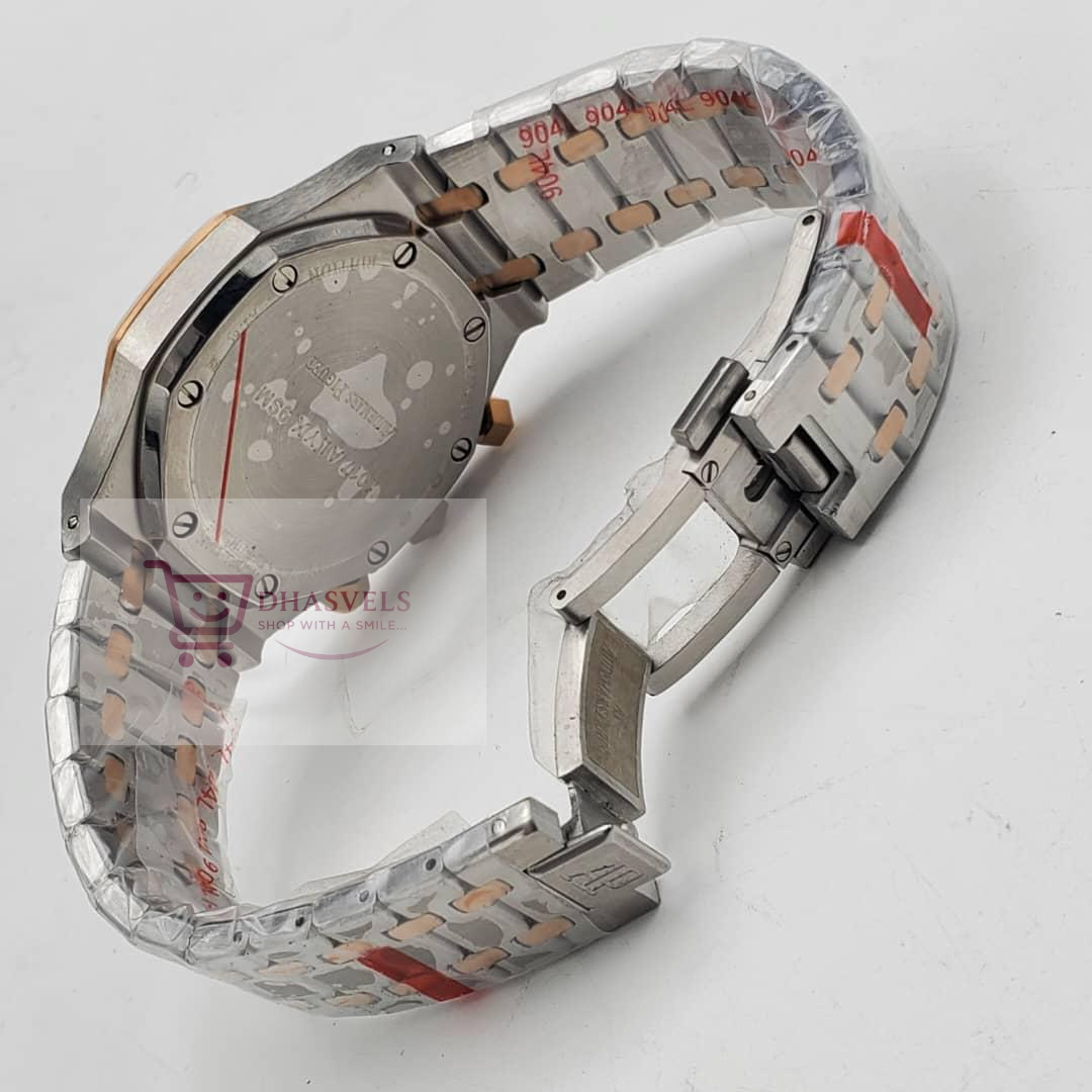 Audemars Piguet Royal Oak Two Tones Chronograph Stainless Steel Men's Watch - Image 3