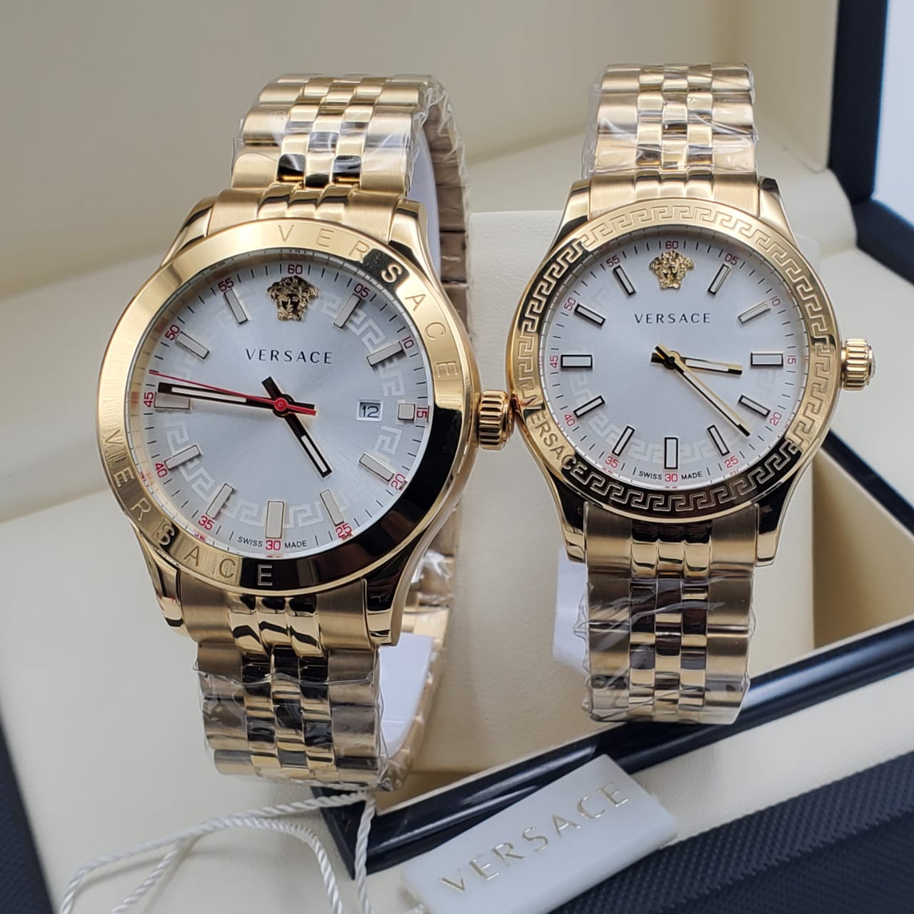 Versace His & Hers Stainless Steel Watch