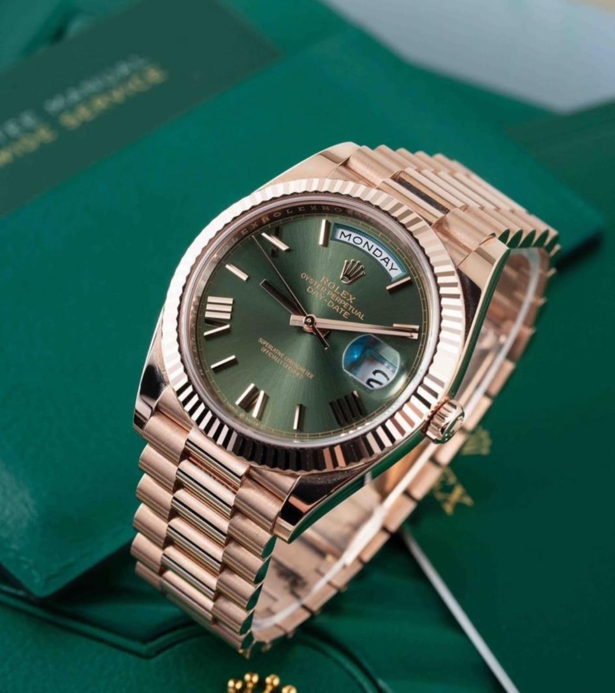 Rolex Daydate Stainless Stainless Steel Men’s Watch