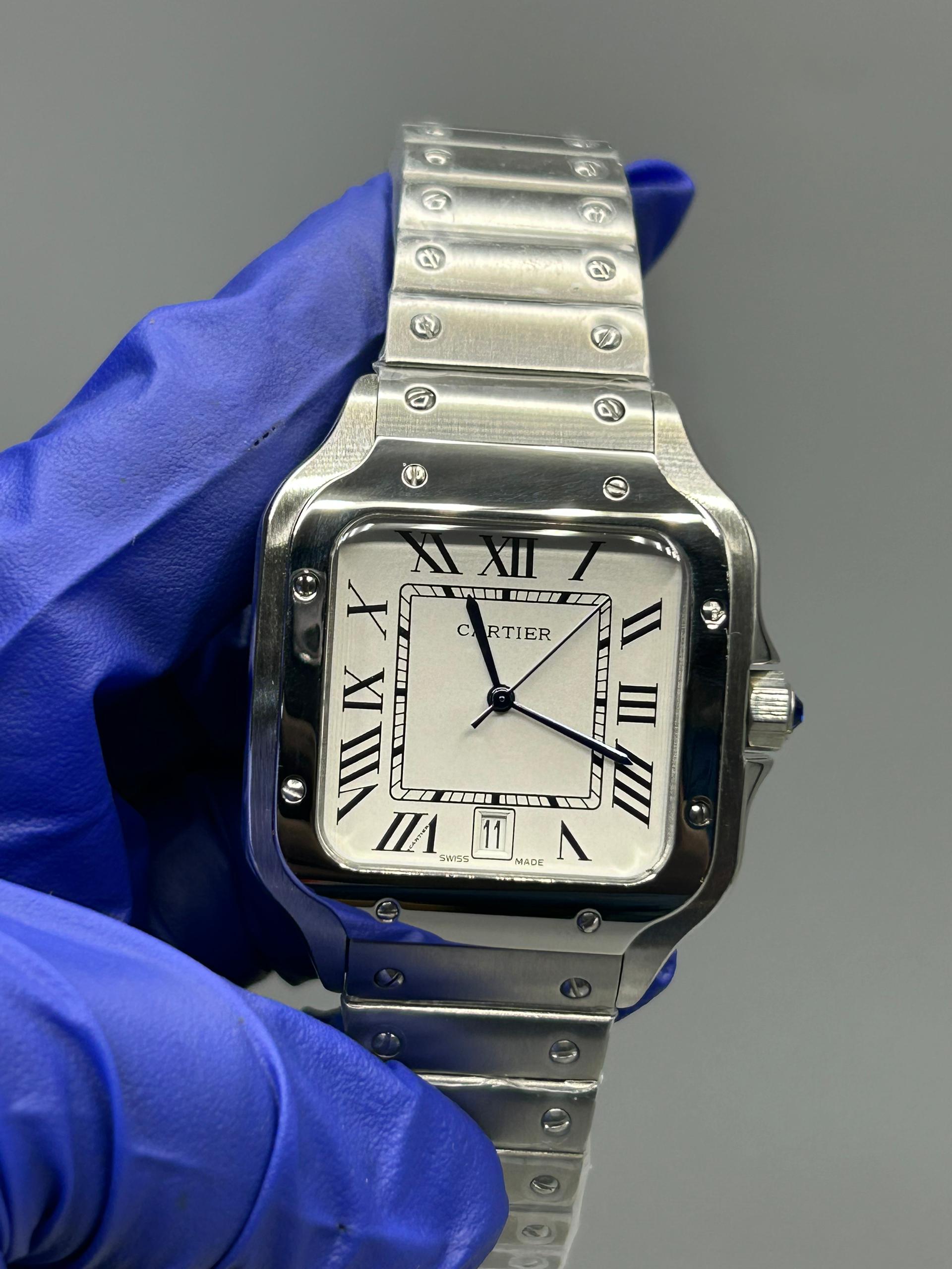 Cartier Santos Stainless Steel Men's Watch