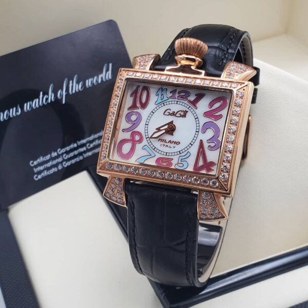 Gaga Milano Unisex Leather Watch