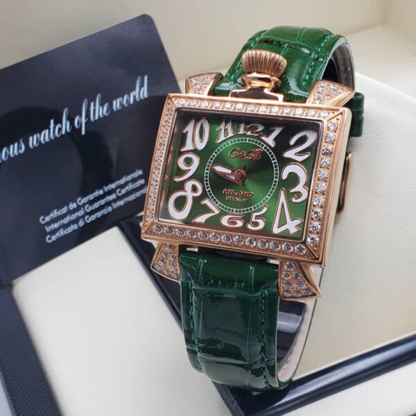 Gaga Milano Unisex Leather Watch