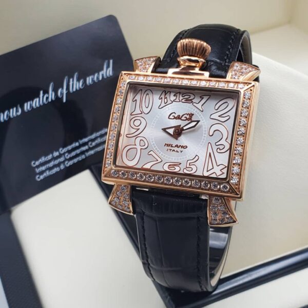 Gaga Milano Unisex Leather Watch