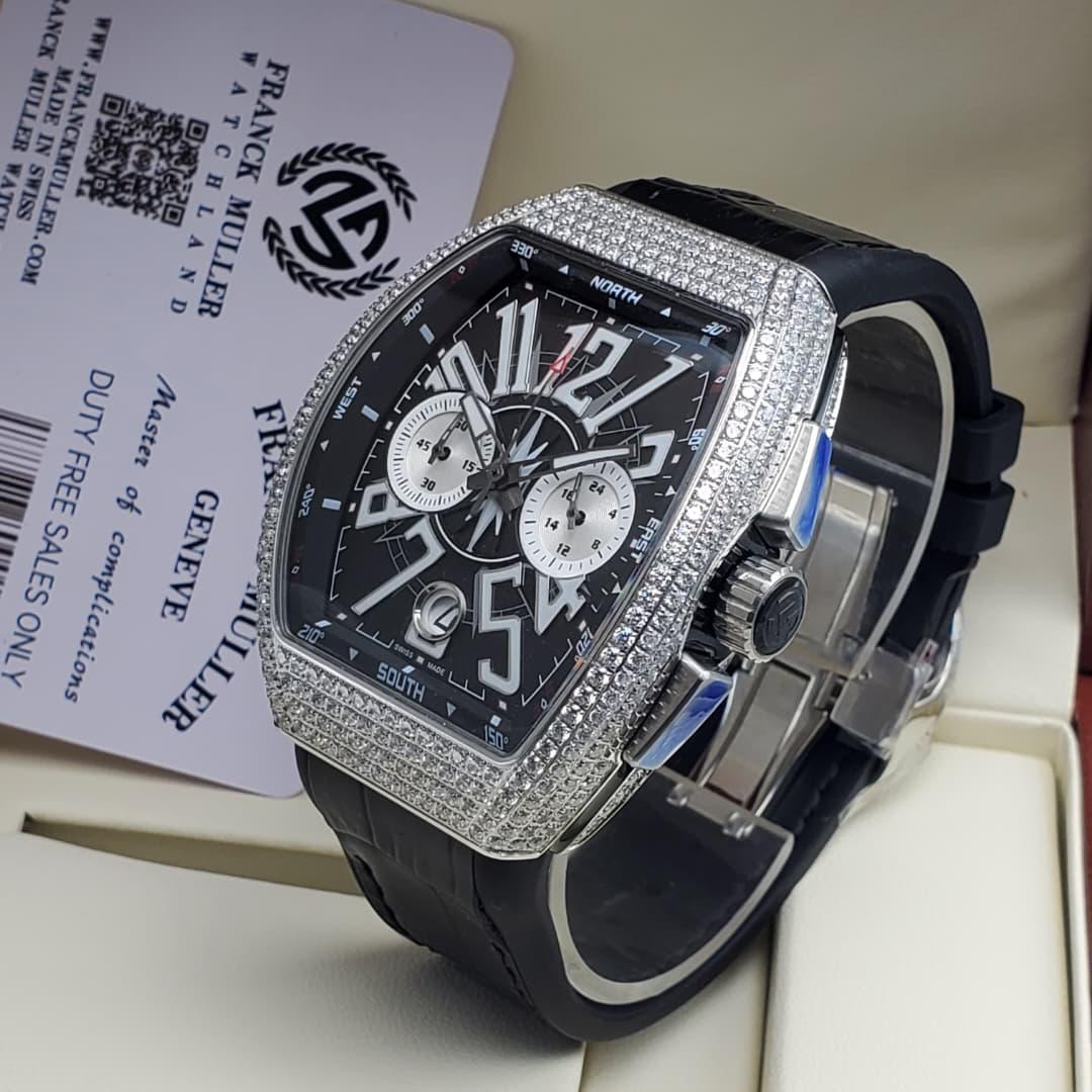 Franck Muller Vanguard Leather Men's Watch