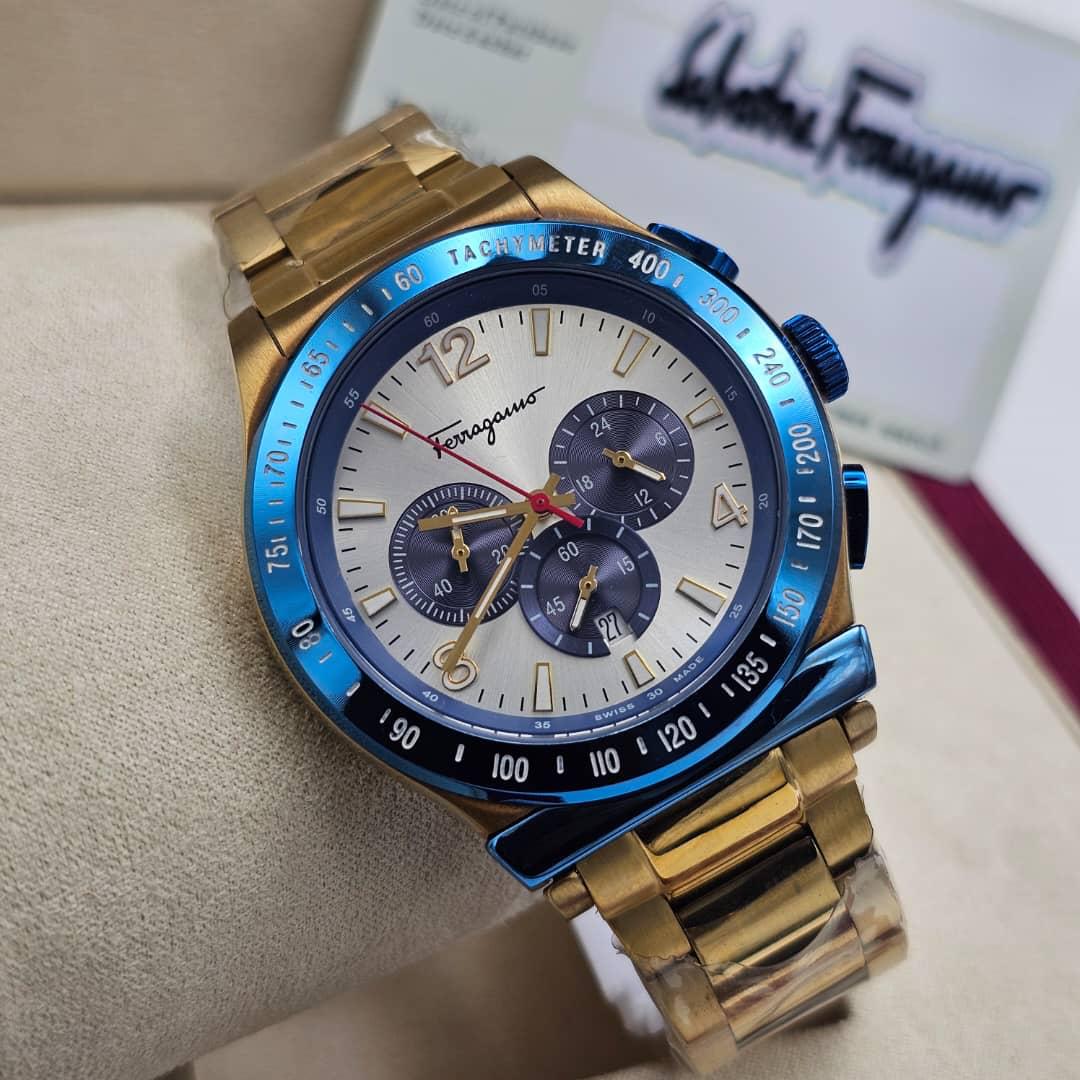 Salvatore Ferragamo Edge Stainless Steel Men’s Watch