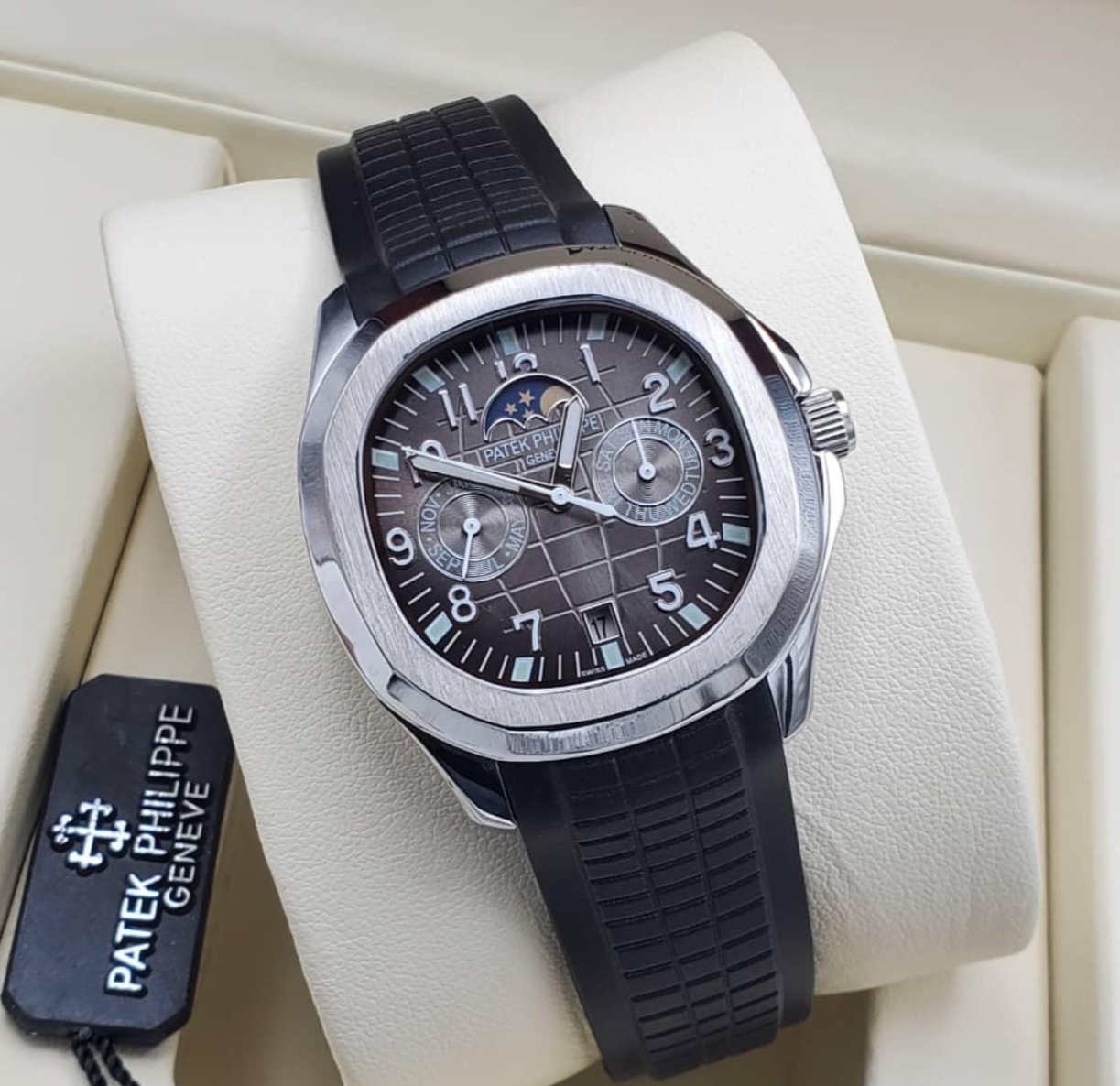 Patek Philippe Aquanaut Automatic Movement Silicone Men's Watch